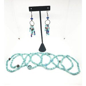 - BOHO TURQUOISE BRACELET EARRINGS